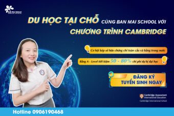 "Du học tại chỗ" với Chương trình Cambridge tại BMS