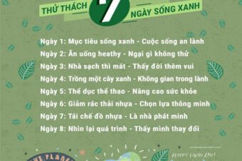 BMSERS GREEN – THỬ THÁCH 7 NGÀY SỐNG XANH
