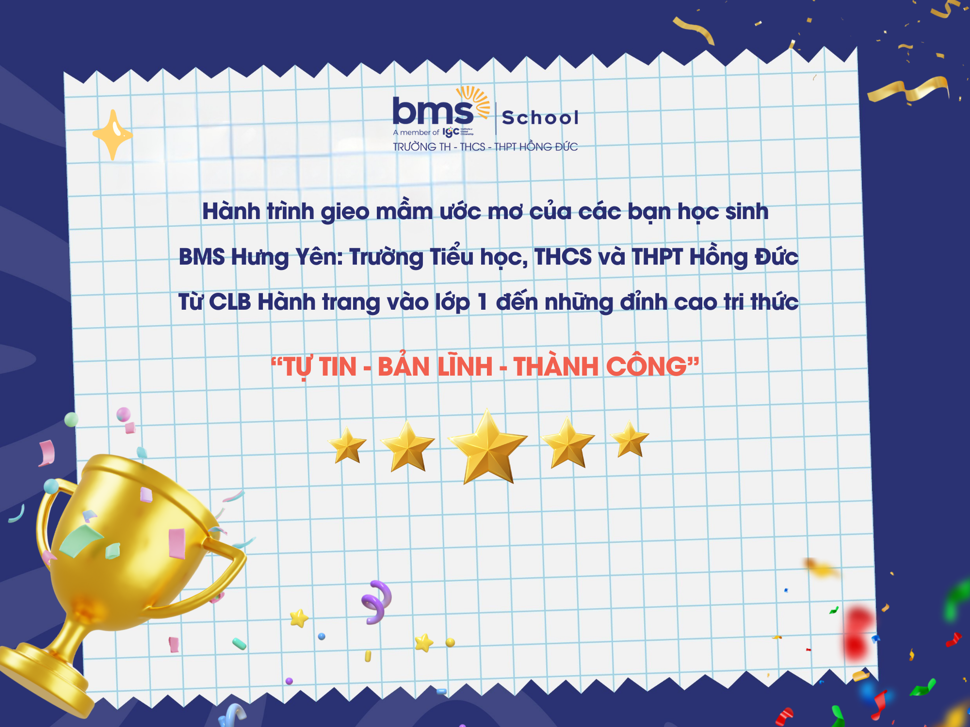 Hành trình gieo mầm ước mơ – Từ CLB Hành trang vào lớp 1 đến những đỉnh cao tri thức