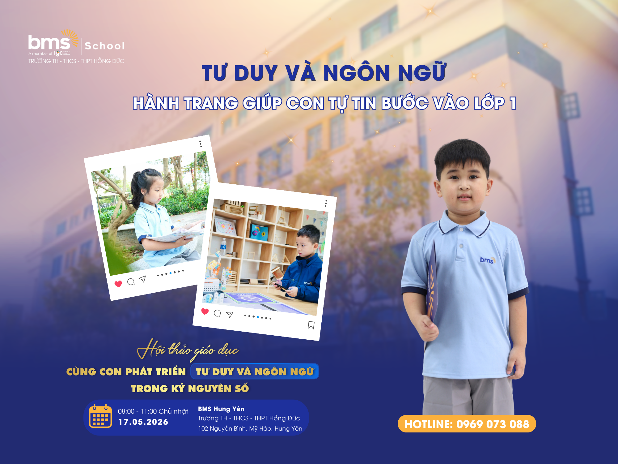 Tư duy và ngôn ngữ: Hành trang giúp con tự tin bước vào lớp 1