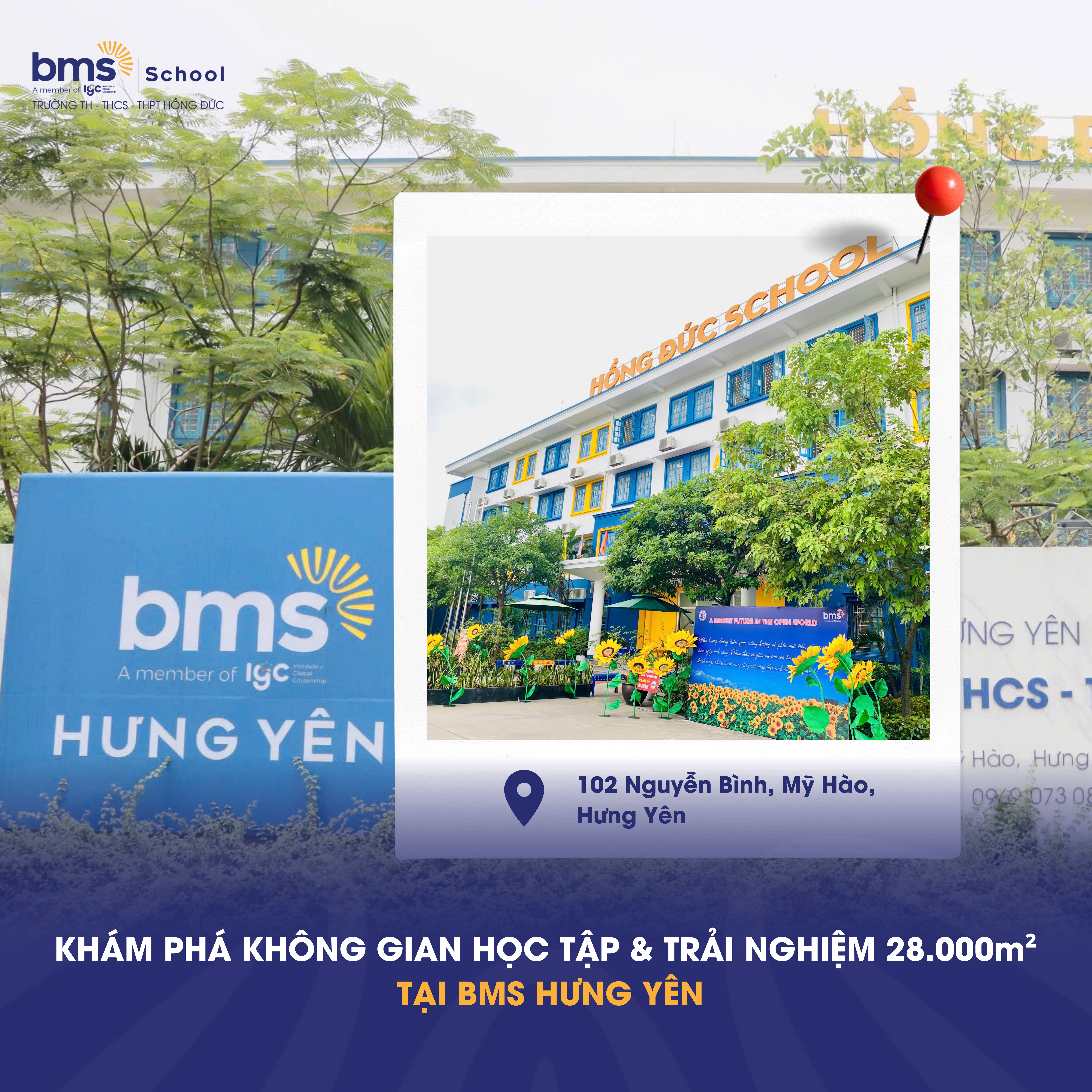 Khám phá không gian học tập và trải nghiệm đầy cảm hứng tại BMS Hưng Yên