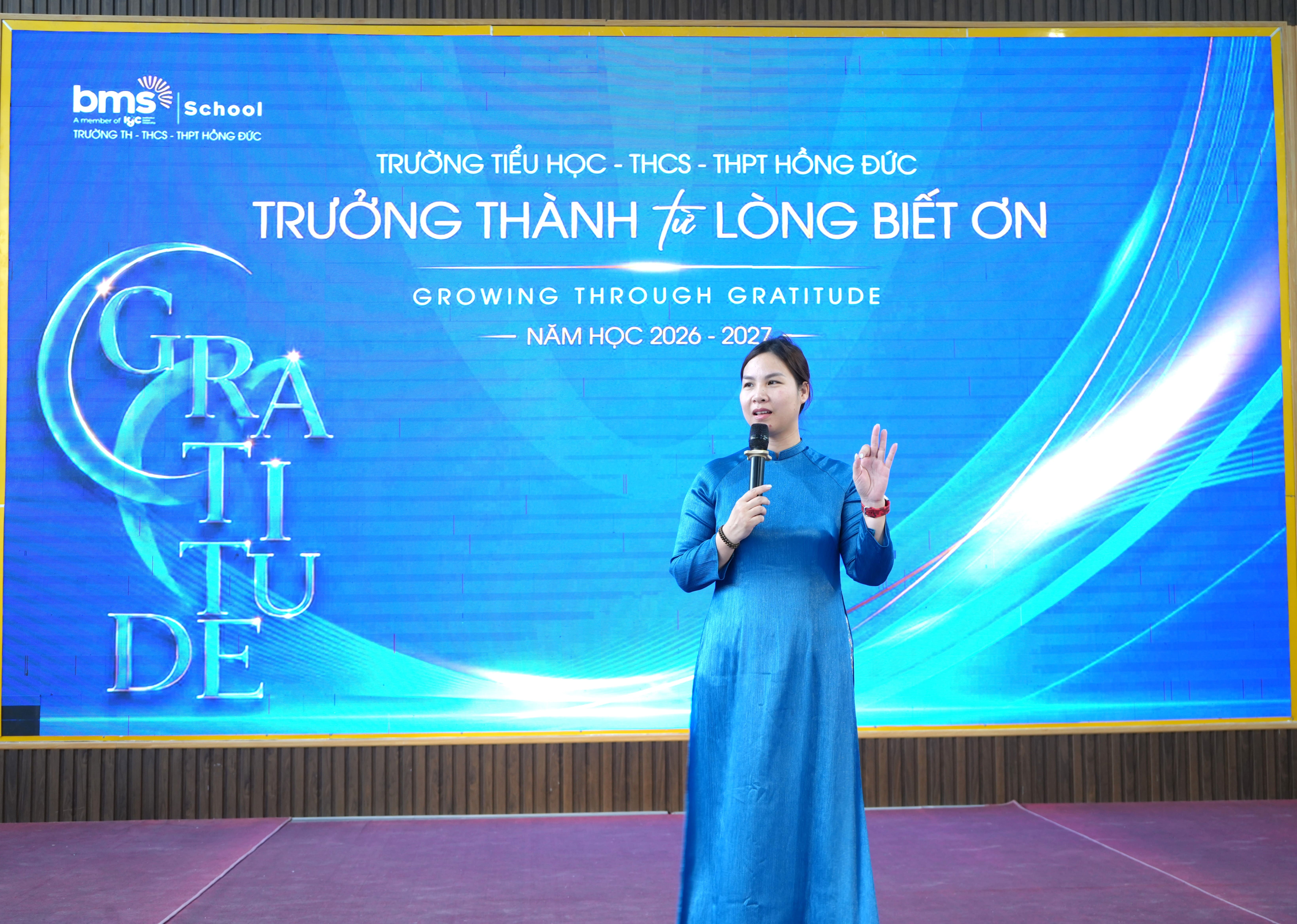 BMS Hưng Yên chào đón năm học mới 2026 – 2027 | "Trưởng thành từ lòng biết ơn" – "Growing Through Gratitude"