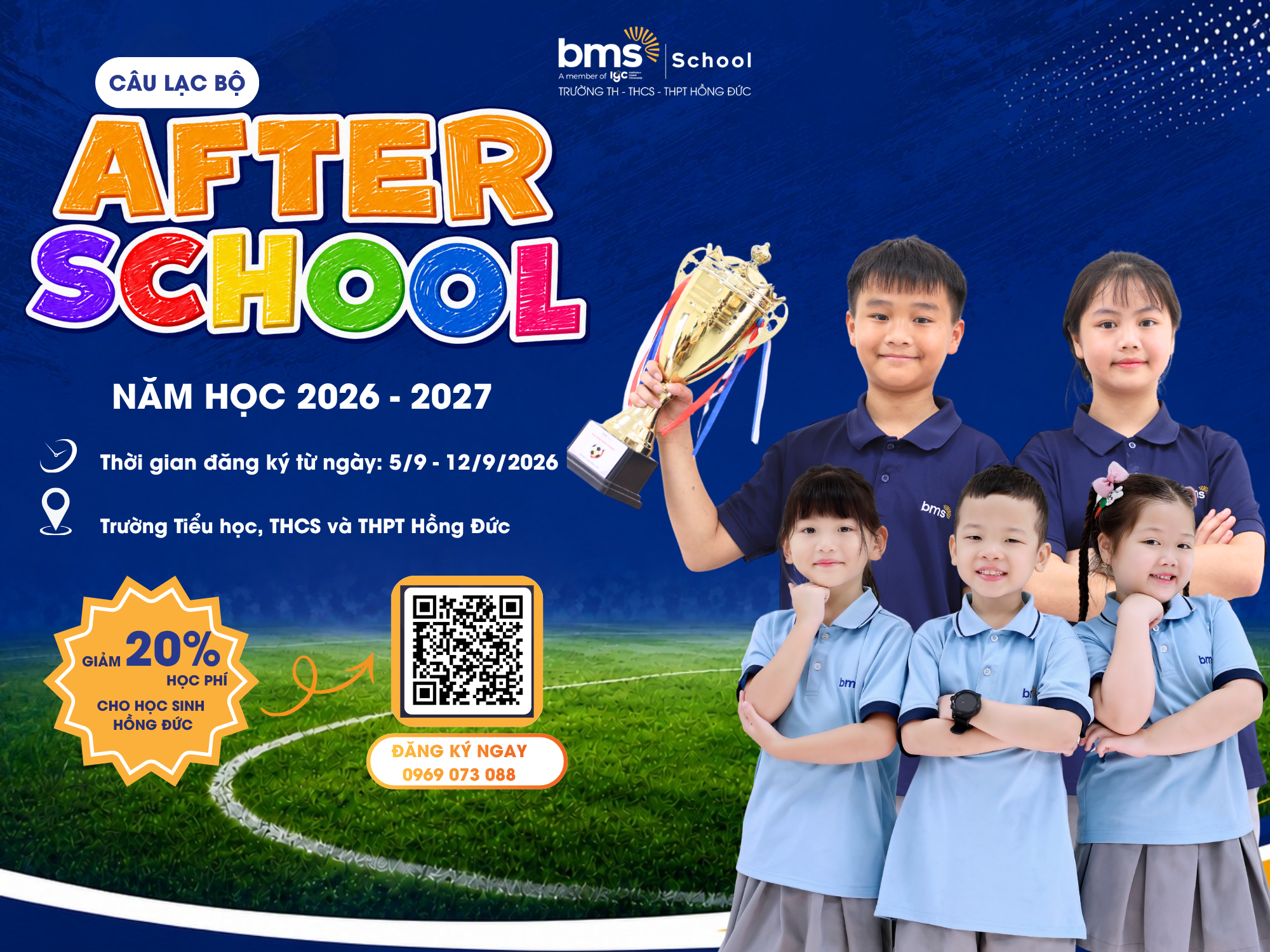 “Bắt sóng” ngay CLB After School để bắt đầu hành trình bứt phá tại BMS Hưng Yên